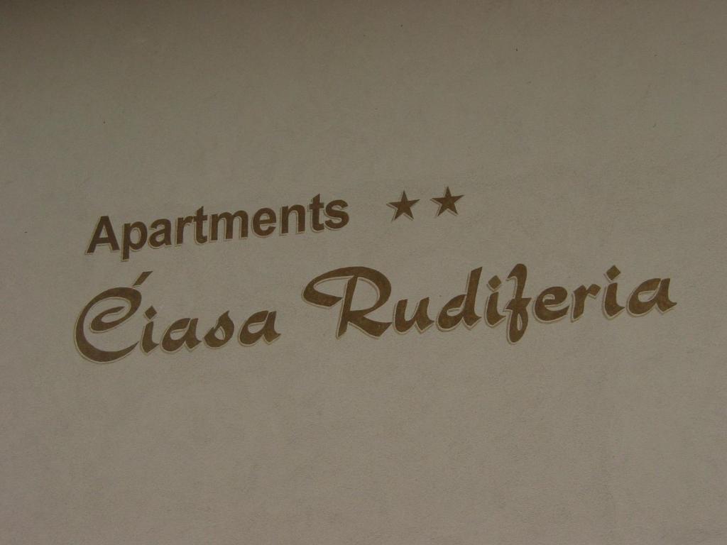 Ciasa Rudiferia Appartamenti In Alta Badia Экстерьер фото